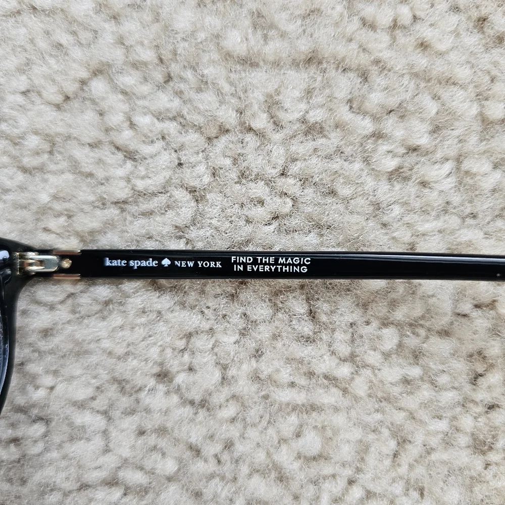 Kate Spade Genell eyeglasses full rim oval black 49-19-145